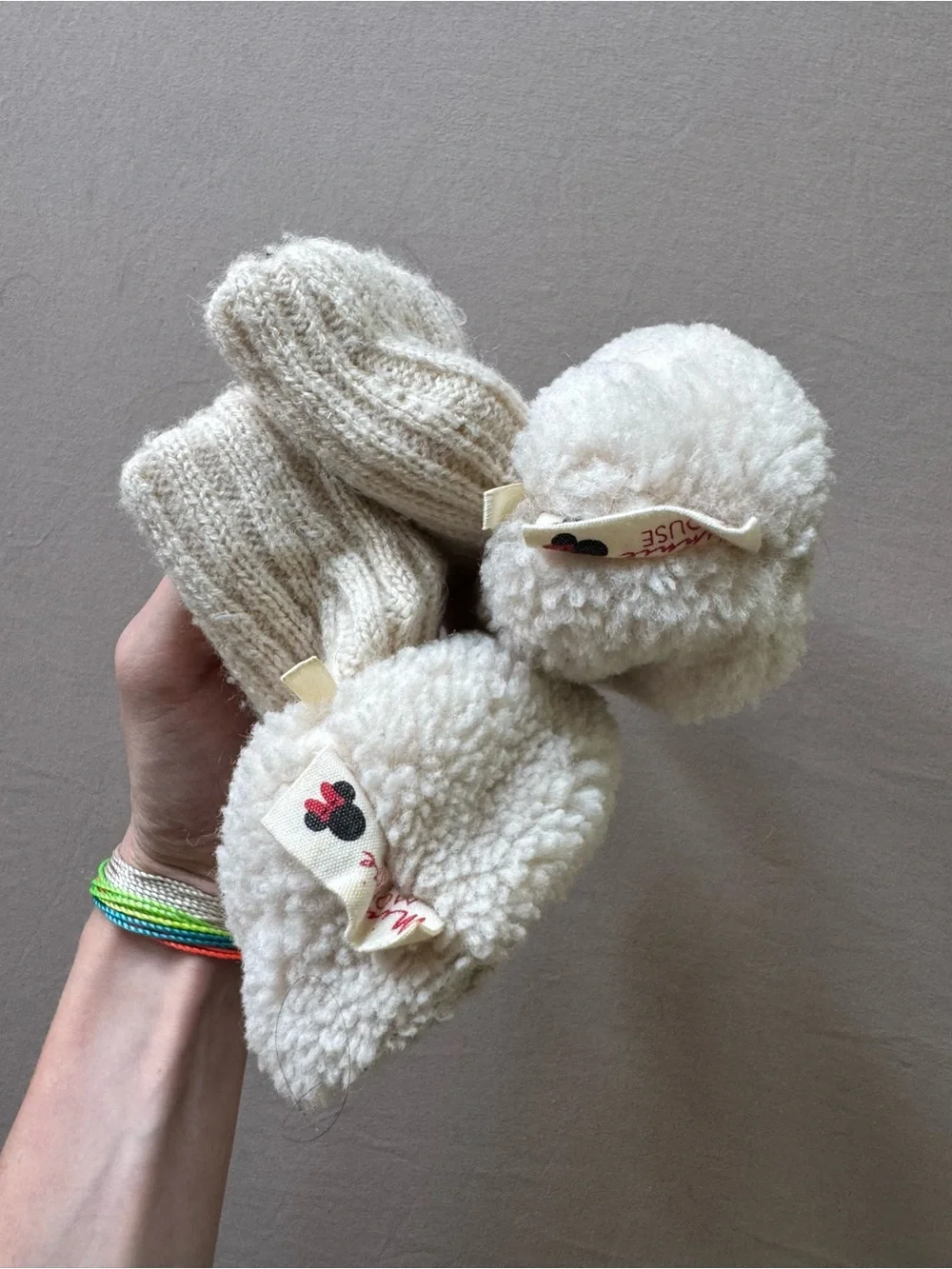 Zara X Disney Baby Minnie Mouse Fluffy Home Slippers